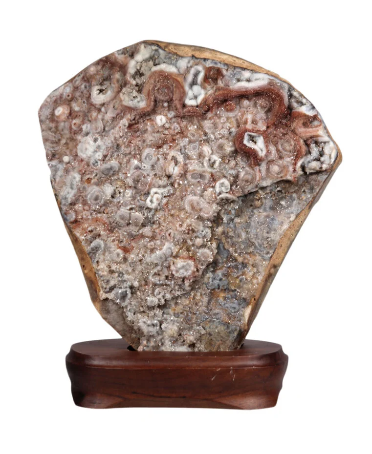chalcedoonroos-ruw-21-x-20-x-6-cm-3129-gram Chalcedon Rosenquarz Rohstein Liebe Naturstein 3129 g