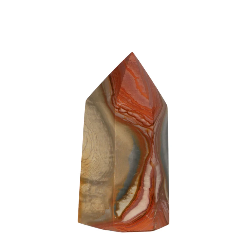 Spitze Polychromer Jaspis Schutz – Erdender Heilstein aus Madagaskar – 926 g