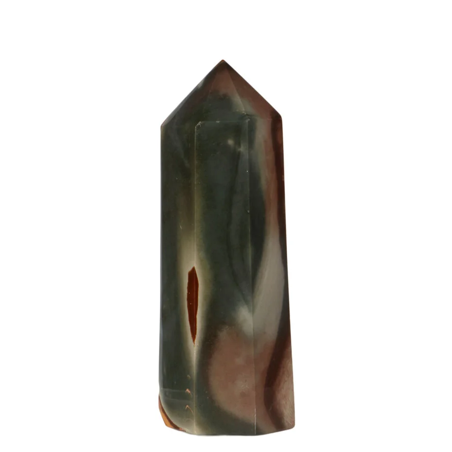 Spitze Polychromer Jaspis Schutz – Erdender Heilstein aus Madagaskar – 1058 g