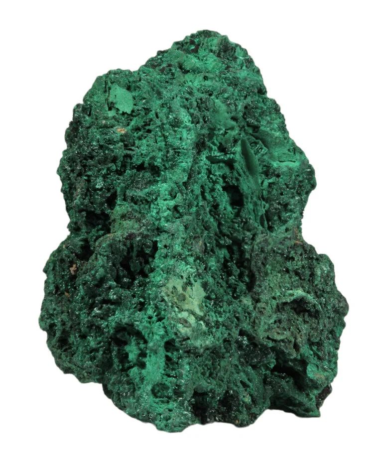 malachiet-fluweel-ruw-staand-23-x-175-x-135-cm-577 (1) Malachit (Samt) Rohstein Stehend – 5770 g – Heilstein für Schutz, emotionale Balance und Heilung