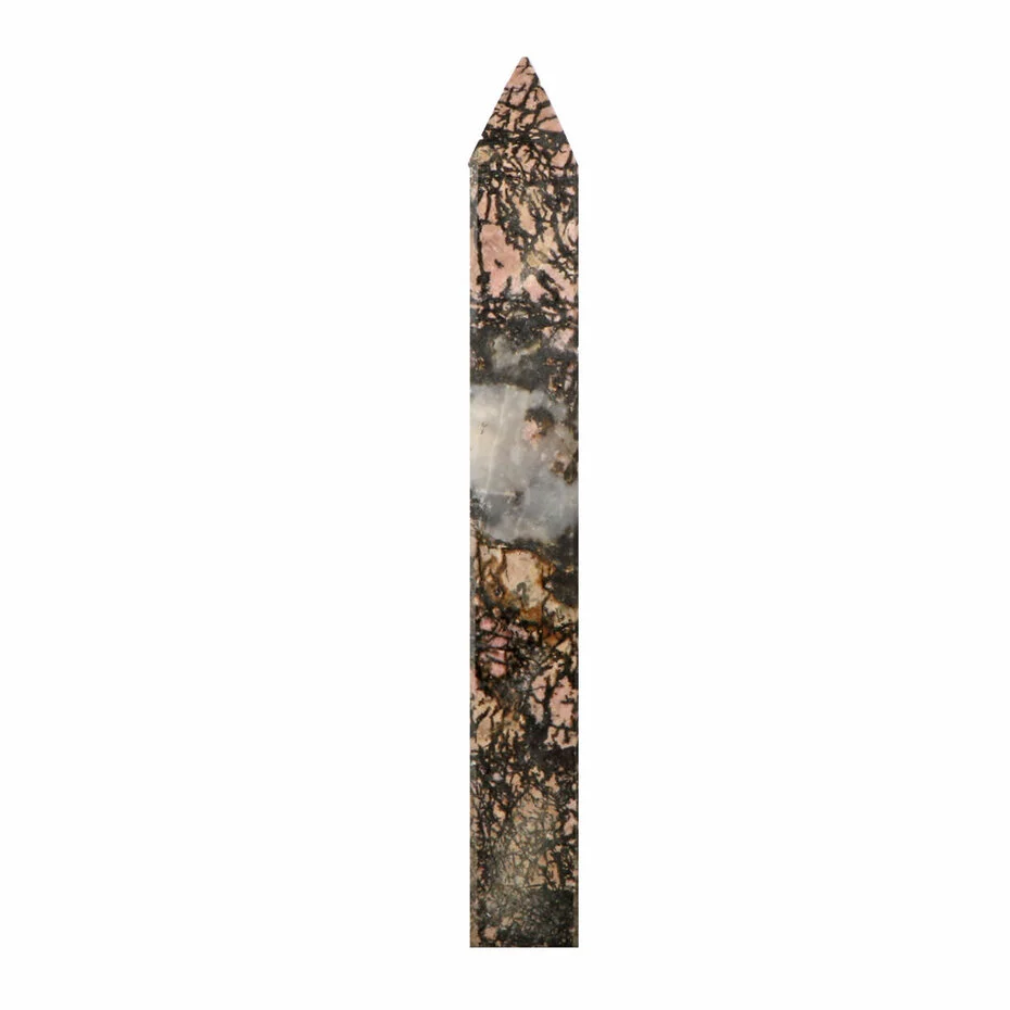 Rhodonit Obelisk Heilung – Geschliffener Heilstein 577 g