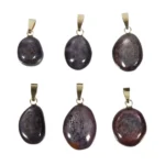 Anhänger Rubin Stern Goldöse Energie – Naturstein mit 14k Goldöse – Saphir & Smaragd Anhänger Rubin Stern Goldöse Energie – Naturstein mit 14k Goldöse