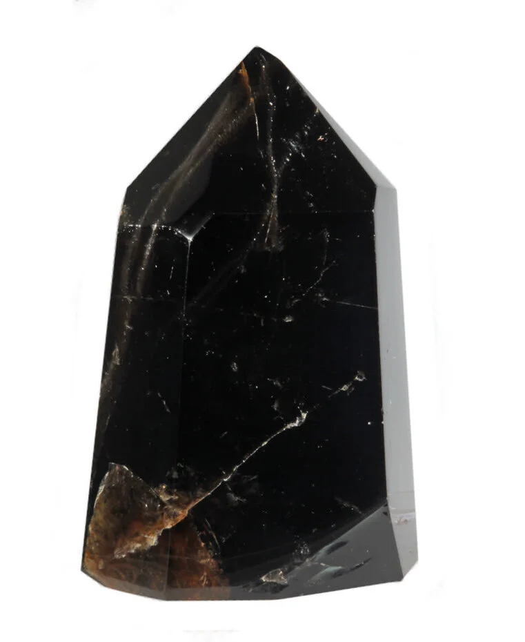 Rauchquarz Morion Spitze Schutz – Geschliffener Heilstein 1449 g