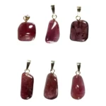 Anhänger mit Rubellit Rot – Edler Turmalinanhänger mit 14 Karat Goldöse