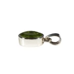 Anhänger mit Peridot Oval Grün – Handgefertigt aus 925 Silber