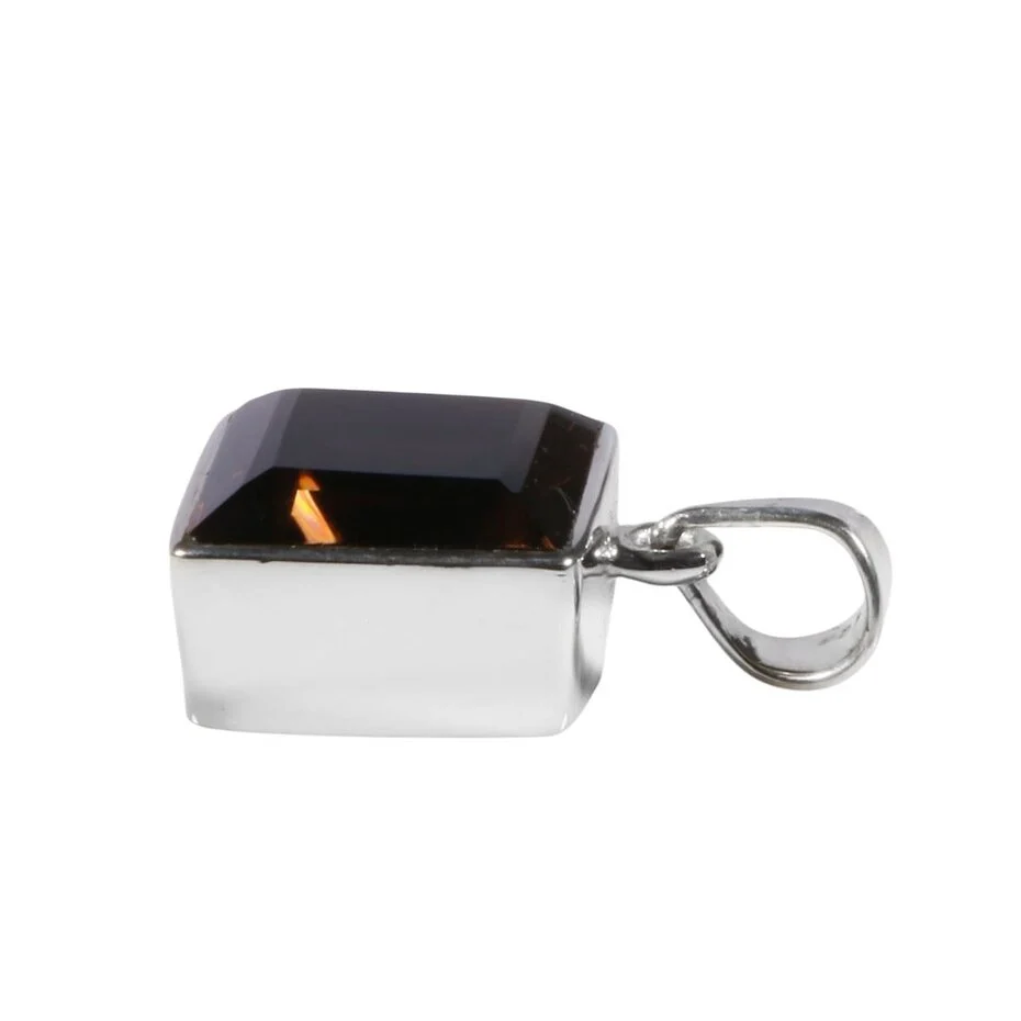 zilveren-hanger-rookkwarts-vierkant-facet-15-x-15 (1) Silberanhänger Rauchquarz Quadrat Facettiert – 1.5 × 1.5 cm aus 925 Silber