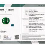 Smaragd Kissen 5.32 Karat Farbe Grün – Zertifizierter kolumbianischer Edelstein