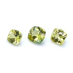 Gelber Saphir Set 2.32 Karat Kissen – Natürliches Edelstein-Set aus Australien – Saphir & Smaragd Gelber Saphir Set 2.32 Karat Kissen
