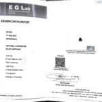 Blauer Saphir 1.94 Karat in Tropfenschliff aus Sri Lanka – Saphir & Smaragd Blauer Saphir 1.94 Karat