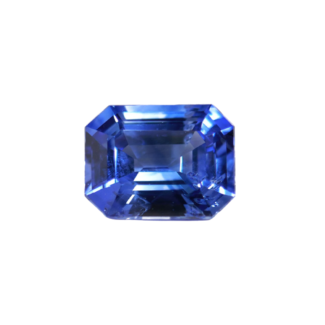 Saphir 3.33 Karat Rechteckig Blau