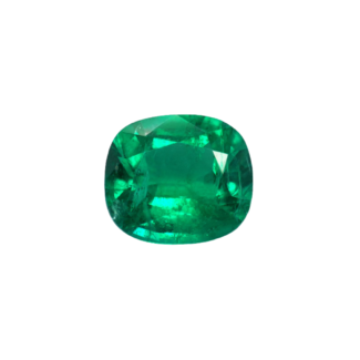 Smaragd 2.53 Karat Kissen Grün