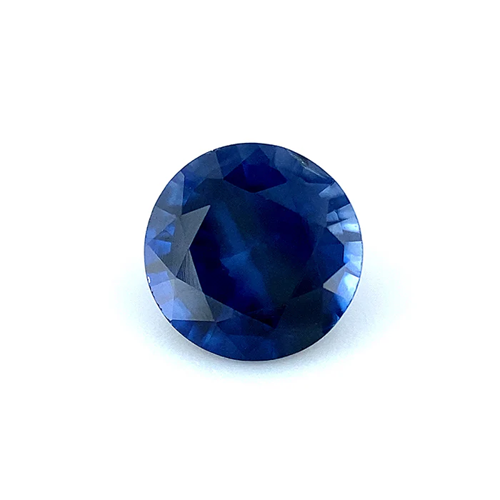 Blauer Saphir 1.04 Karat Rund Farbe Blau Blauer Saphir 1.04 Karat Rund Farbe Blau
