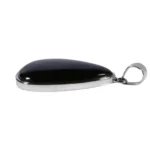 Anhänger mit Goldobsidian Oval – Handgefertigt aus 925 Silber – Saphir & Smaragd Anhänger mit Goldobsidian Oval – Handgefertigt aus 925 Silber