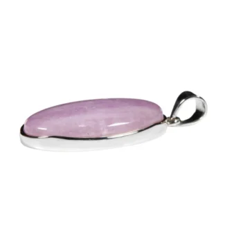 Silberanhänger mit Kunzit Oval – Sterling Silber Unikat