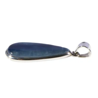 Silberanhänger mit Kyanit Tropfen Blau