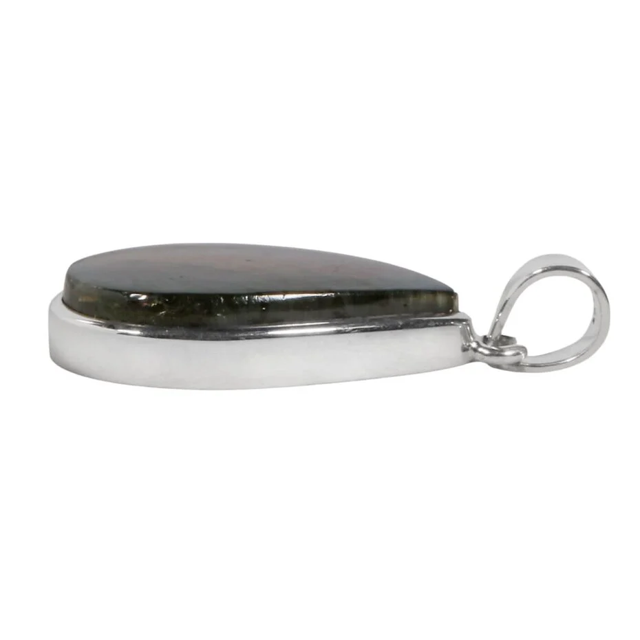 zilveren-hanger-labradoriet-druppel-27-x-18-cm (1) Silberanhänger mit Labradorit Tropfen