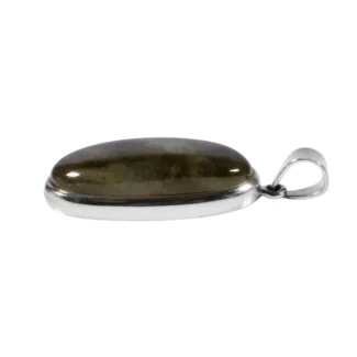 Silberanhänger mit Labradorit Oval