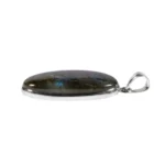 Silberanhänger mit Labradorit Oval Violett