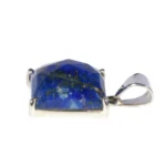 Anhänger mit Lapislazuli Facettiert – 925 Silber, handgefertigt