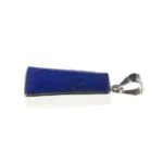 Silberanhänger mit Lapislazuli Rechteck Blau – Facettierter Naturstein
