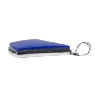 Silberanhänger mit Lapislazuli Drachenform Blau