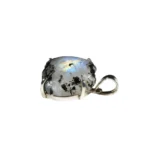 Anhänger mit Mondstein und Turmalin Oval – 925 Silber Schmuck – Saphir & Smaragd Anhänger mit Mondstein und Turmalin Oval