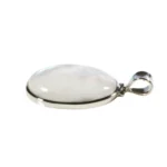 Anhänger mit Regenbogenmondstein Oval – Unikat aus 925 Silber