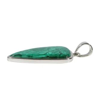 Anhänger mit Malachit Tropfen Grün