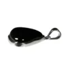 Anhänger mit Onyx Tropfen Schwarz – 925 Silber Unikat