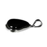 Anhänger mit Onyx Tropfen Schwarz – 925 Silber Unikat – Saphir & Smaragd Anhänger mit Onyx Tropfen Schwarz – 925 Silber Unikat