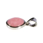 Anhänger mit Andenopal Oval Rosa – Facettierter Einzelstein aus 925 Silber – Saphir & Smaragd Anhänger mit Andenopal Oval Rosa – Facettierter Einzelstein aus 925 Silber