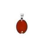 Anhänger mit Karneol Oval Rot