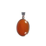 Anhänger mit Karneol Oval Rot