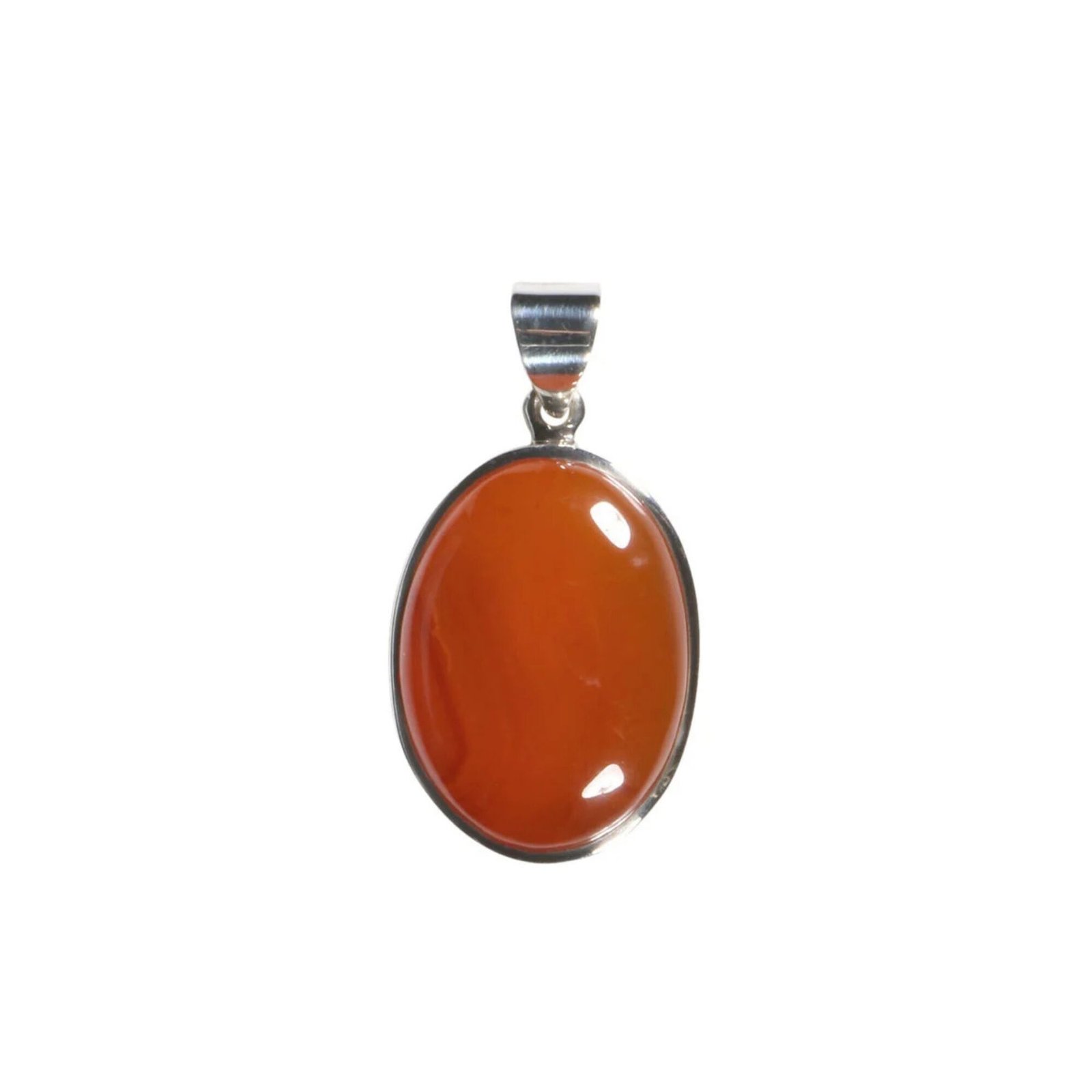 Anhänger mit Karneol Oval Rot