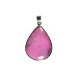 Anhänger mit Kobaltcalcit Tropfen Rosa