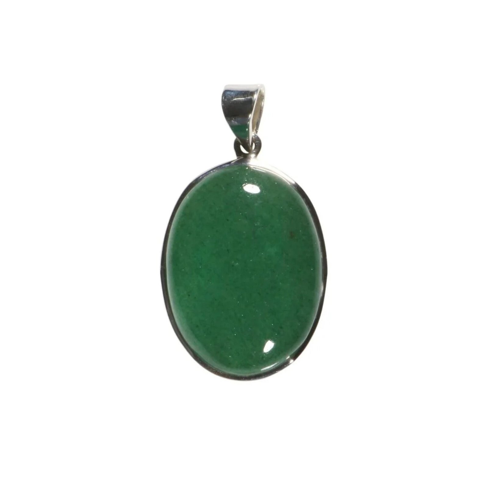 20002000 - 2026-01-12T001237.337 Silberanhänger Aventurin Oval Grün