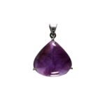 Silberanhänger Amethyst Tropfen