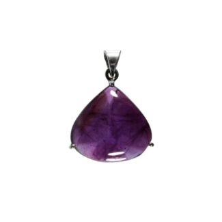 Silberanhänger Amethyst Tropfen