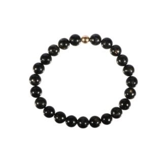 Nuummit Armband Goldperle 8 mm