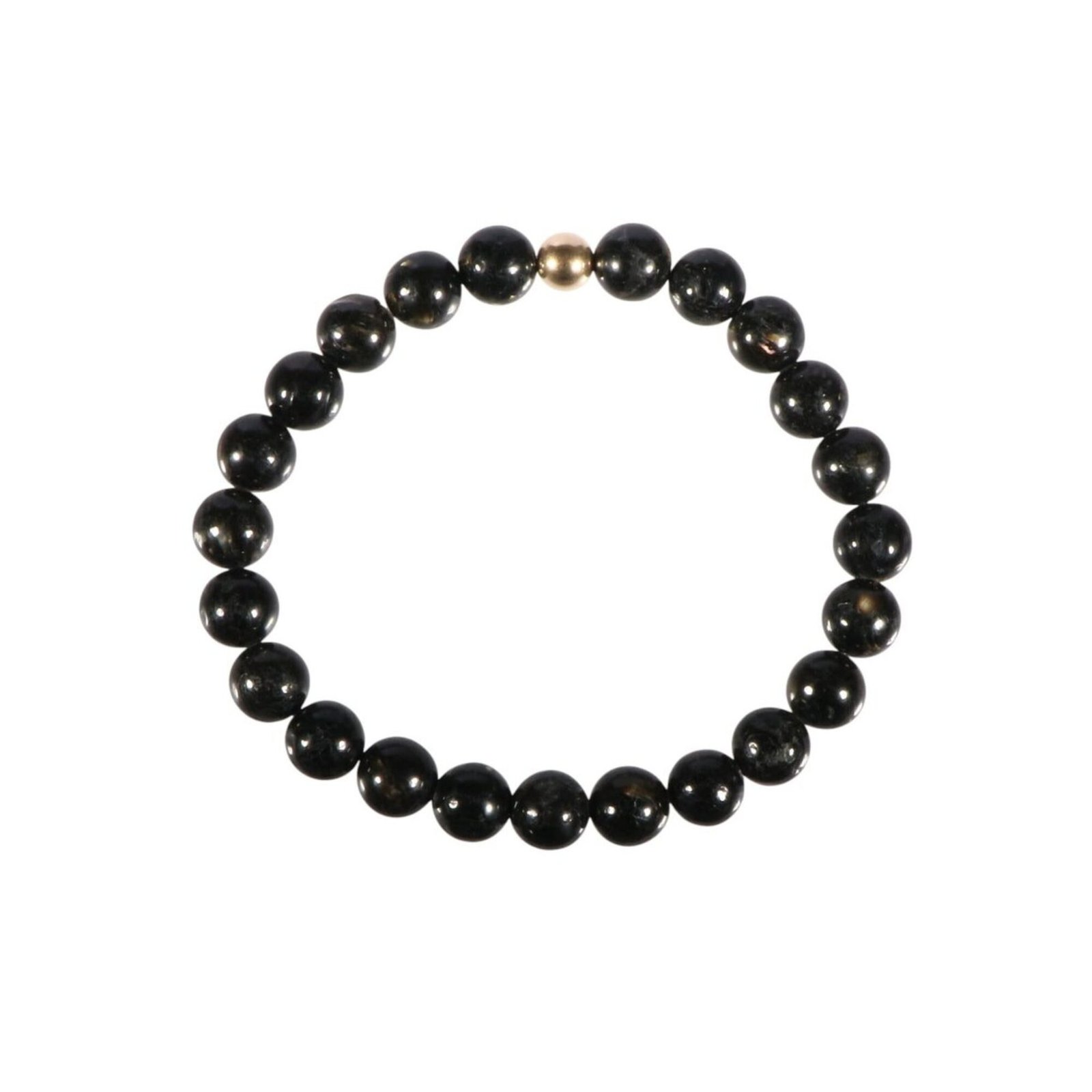 Nuummit Armband Goldperle 8 mm