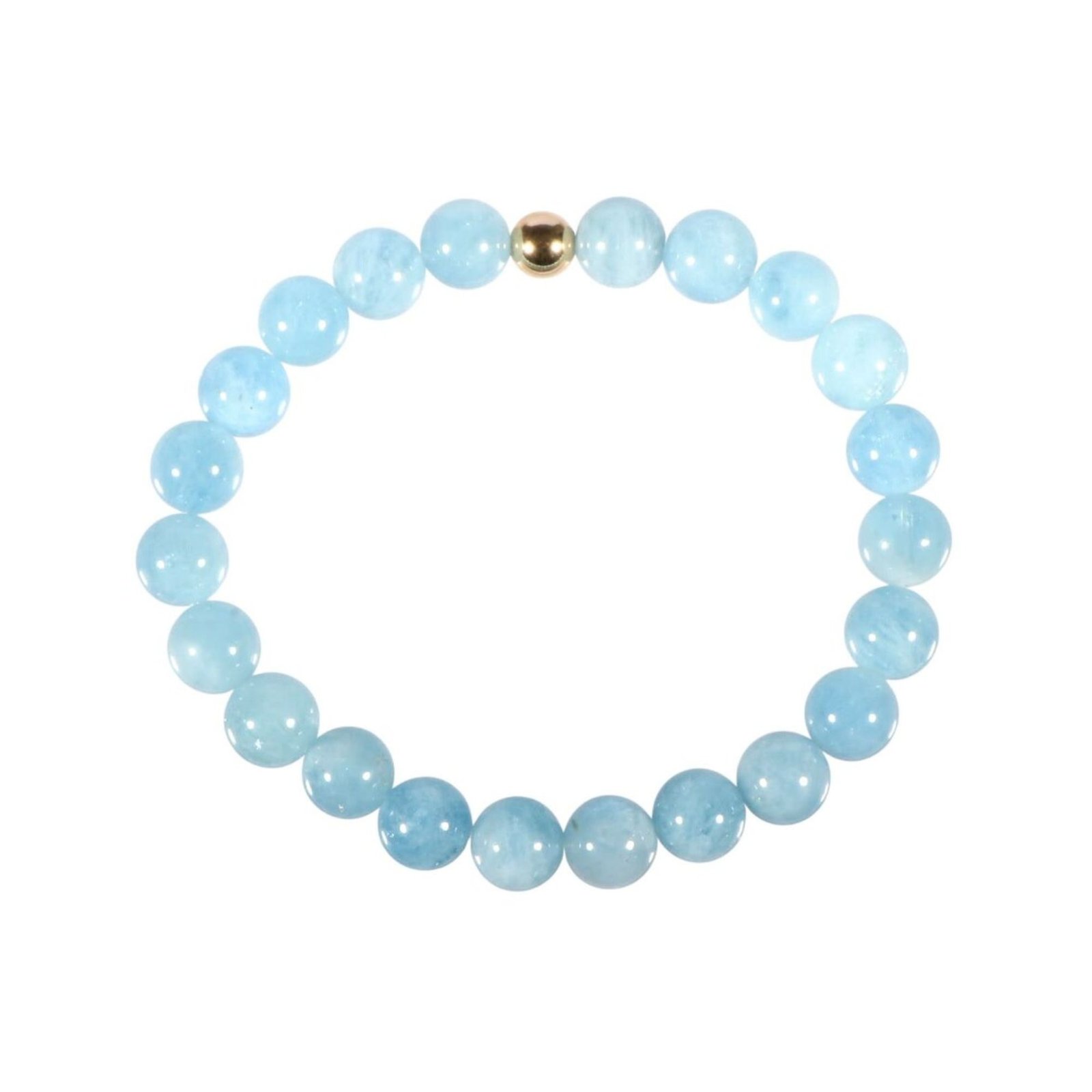 20002000 (7) Armband mit Aquamarin Blau