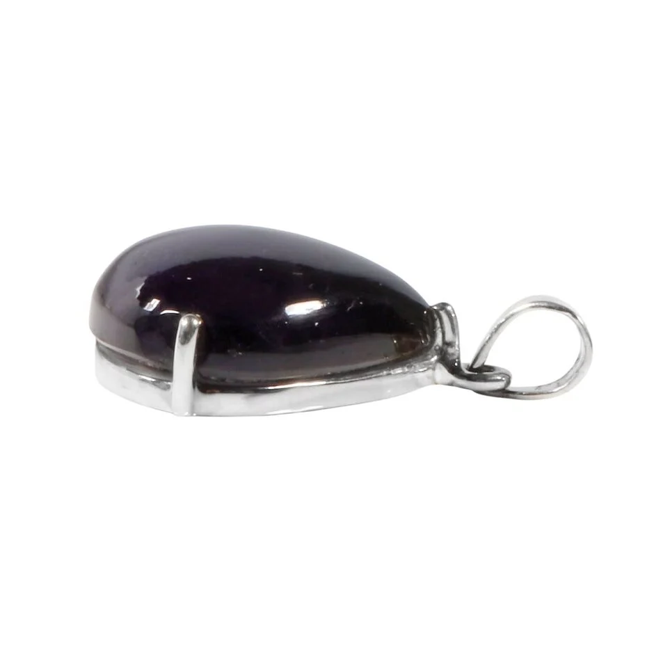 Silberanhänger Amethyst Tropfen