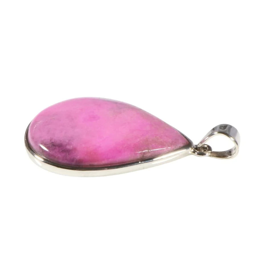 Anhänger mit Kobaltcalcit Tropfen Rosa
