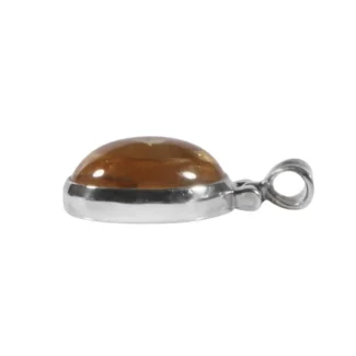 Silberanhänger mit Citrin Oval