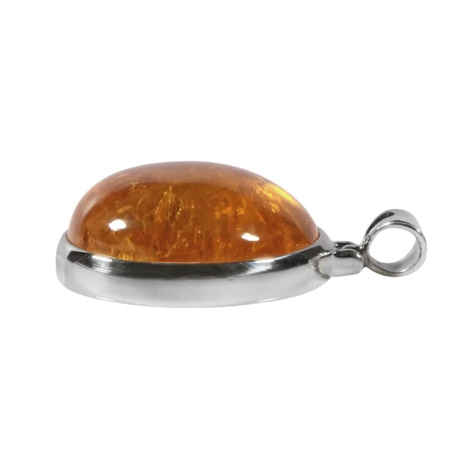 zilveren-hanger-citrien-rond-26-cm (1) Silberanhänger mit Citrin Rund – Einzelstück aus 925 Silber