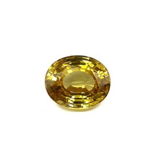 Zirkon Oval 17.47 Karat Gelb