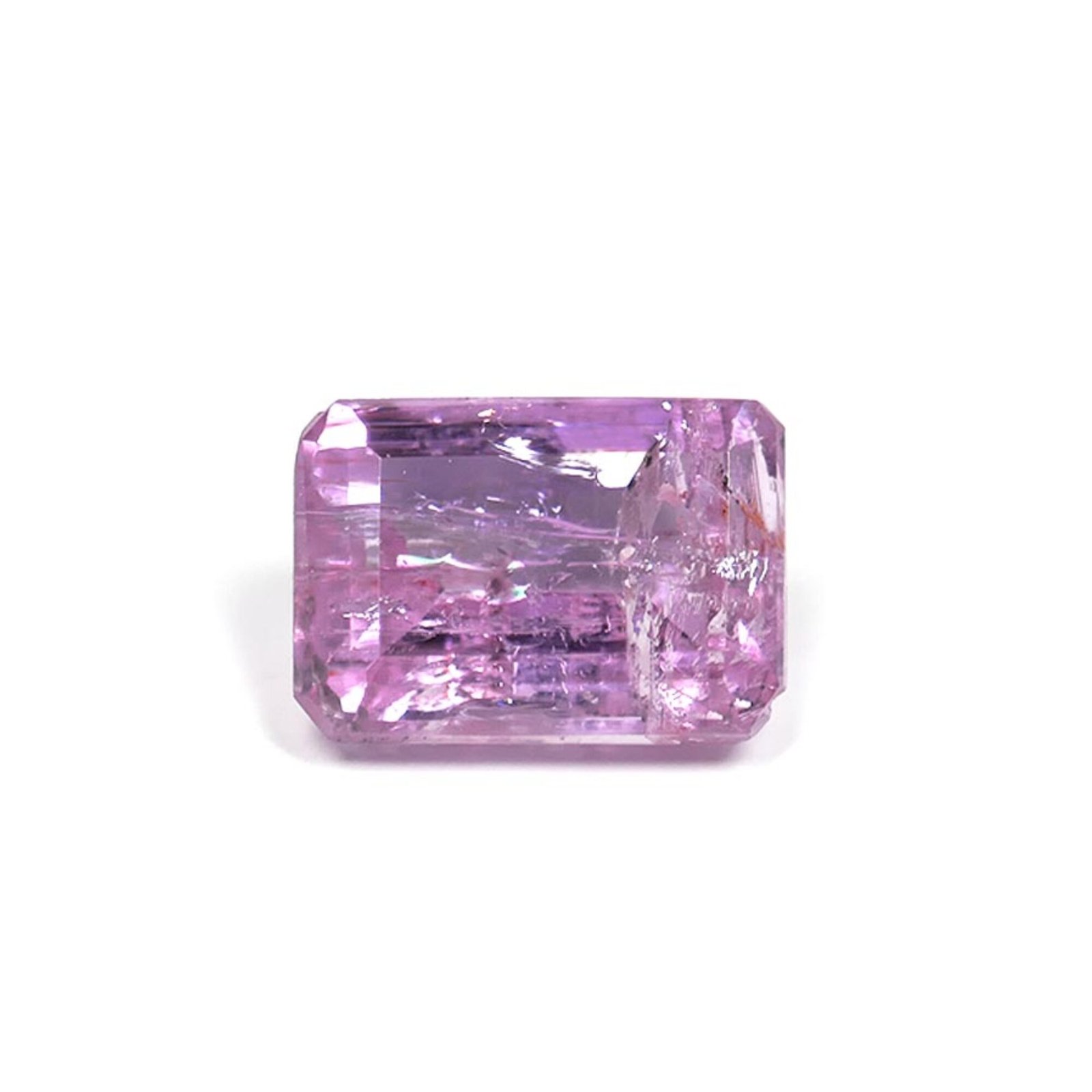 Topas Rechteck 4.56 Karat Rosa