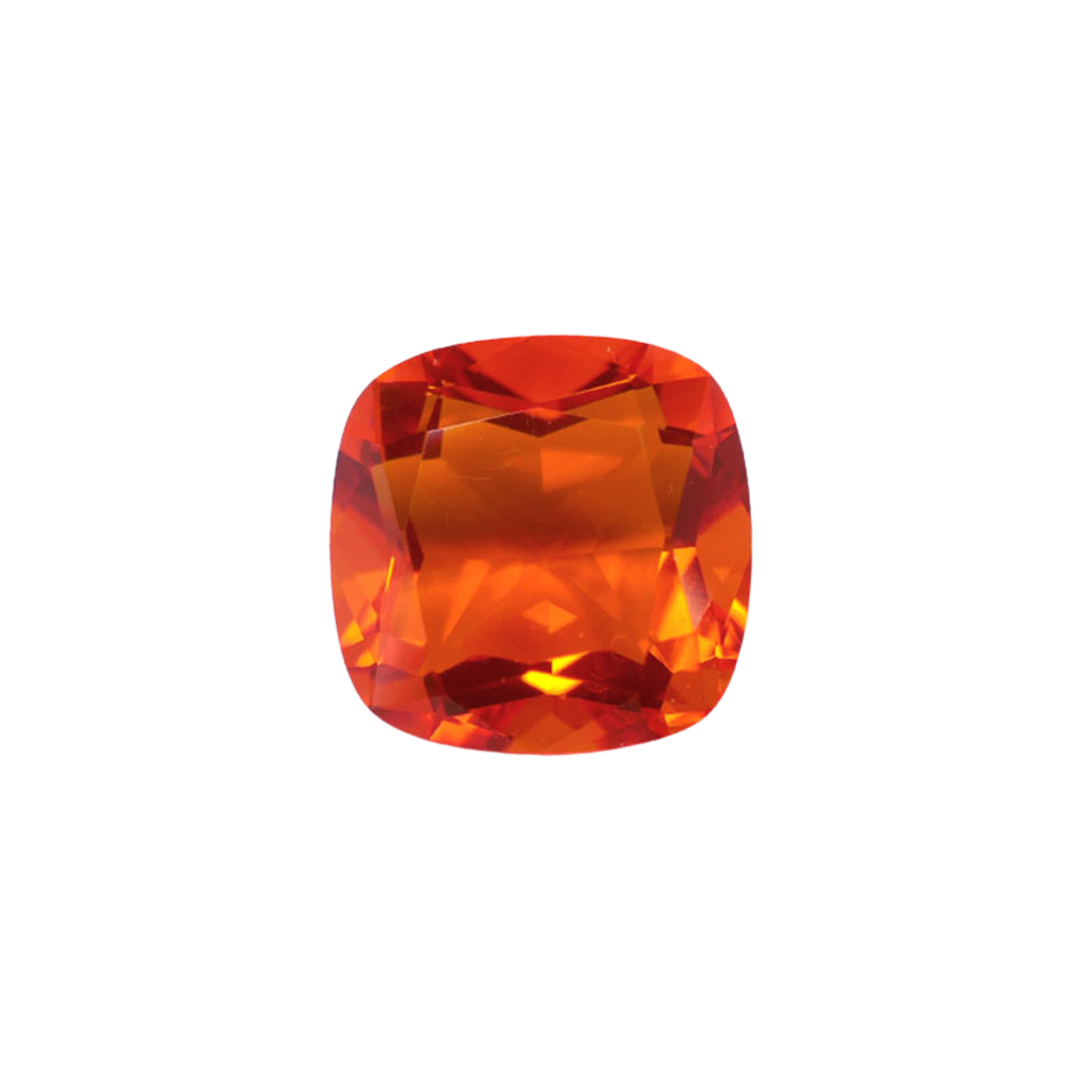 Feueropal Kissen Farbe orange 2.40 Karat Feueropal Kissen Farbe orange 2.40 Karat