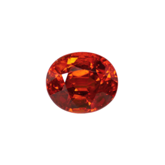 Spessartin Granat oval Farbe orange 4.72 Karat