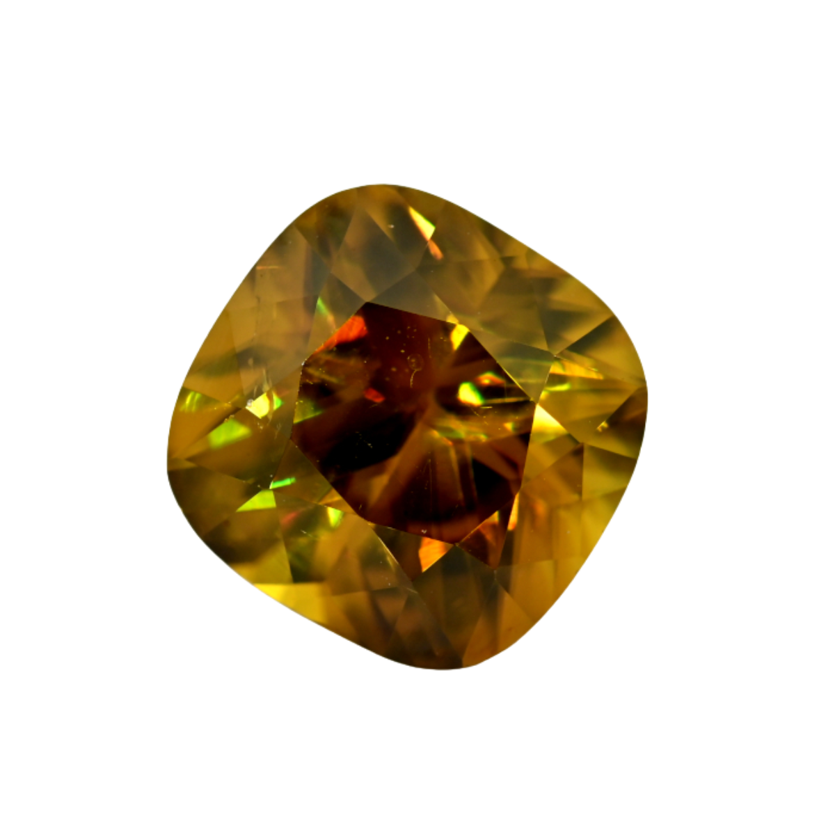 Sphen Kissen Farbe braun 2.44 Karat